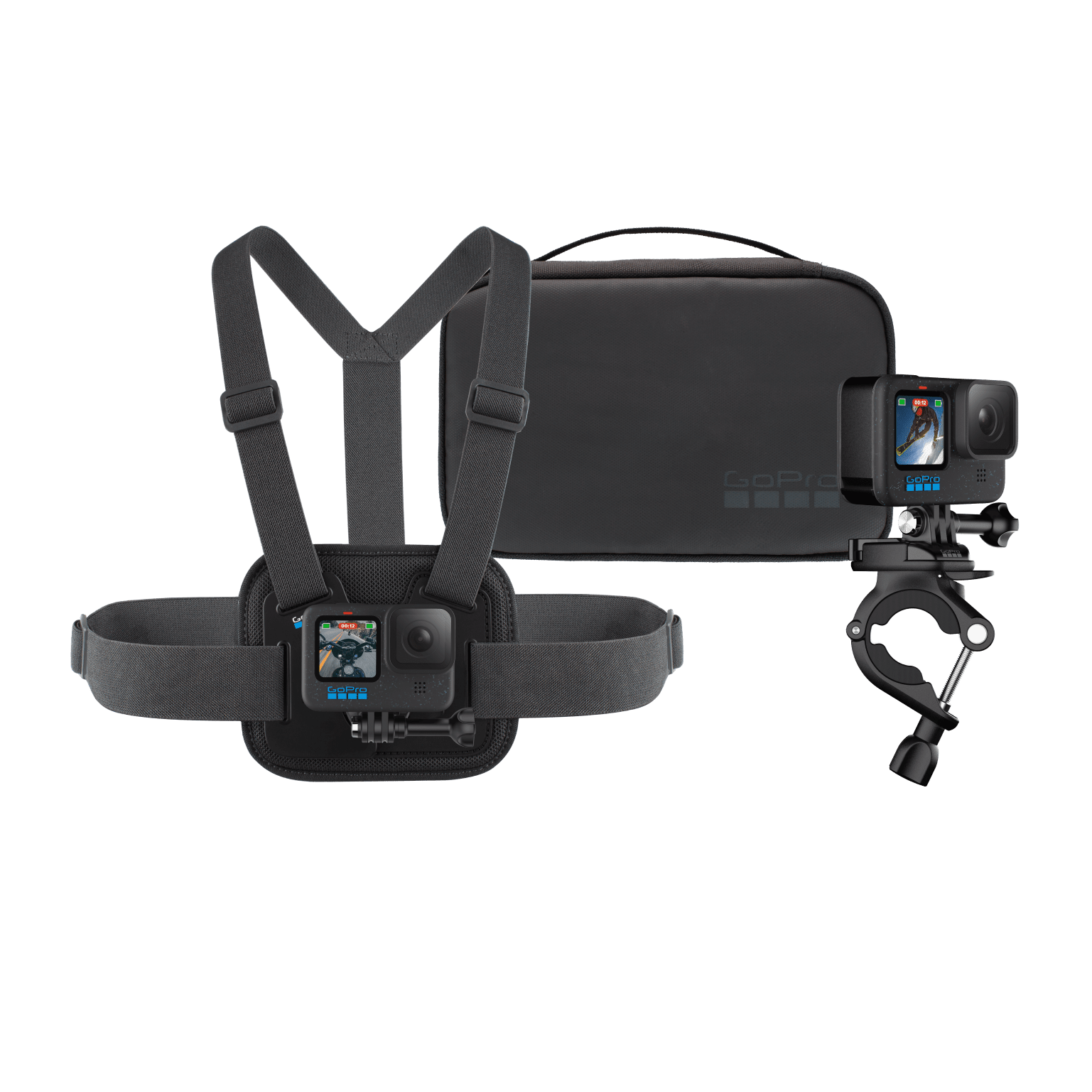 Sports Kit (Chesty + Handlebar / Seatpost / Pole Mount + Camera