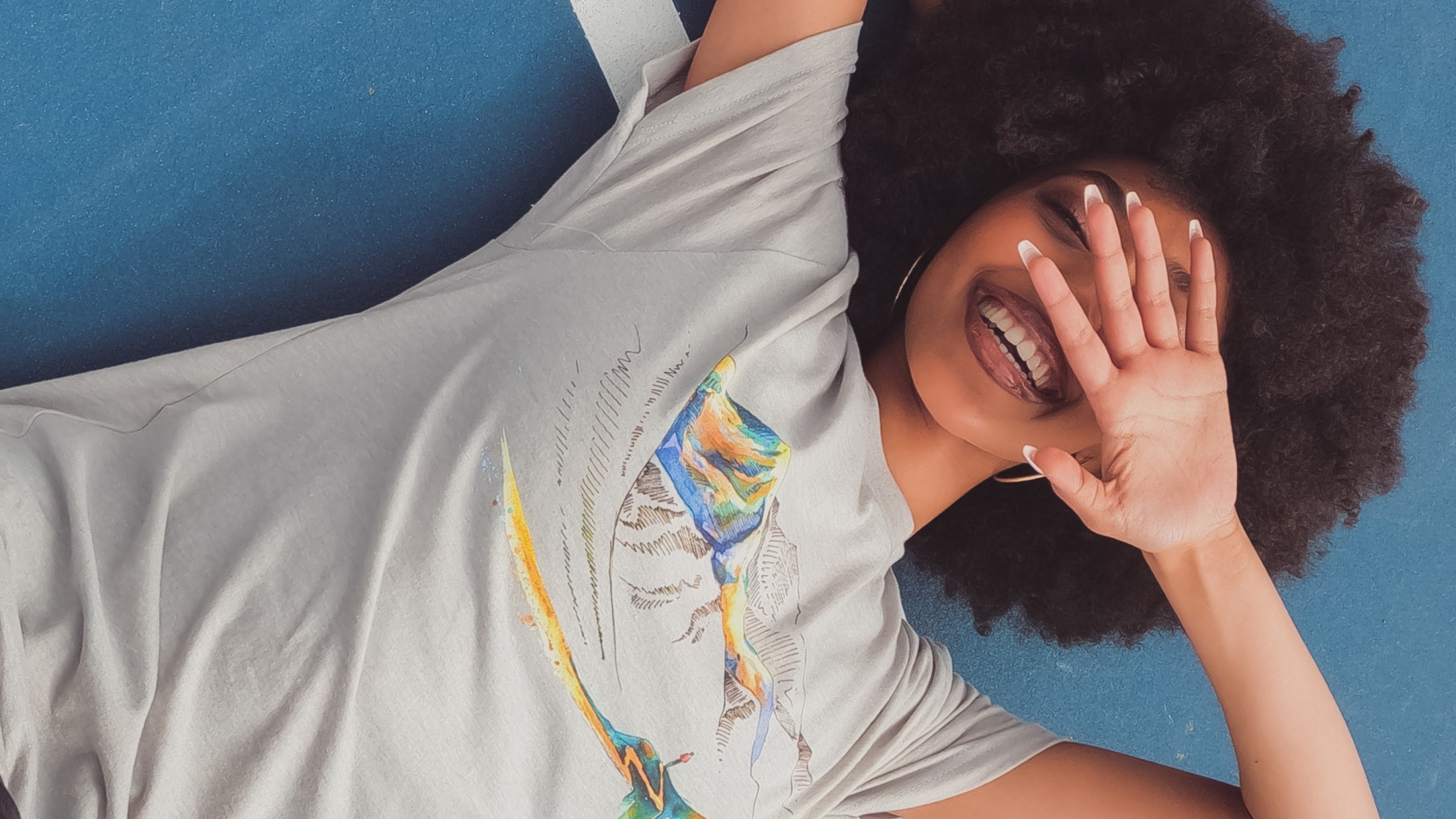 Girl wearing GoPro Elevation Graphic Tee (Women’s T-Shirt)