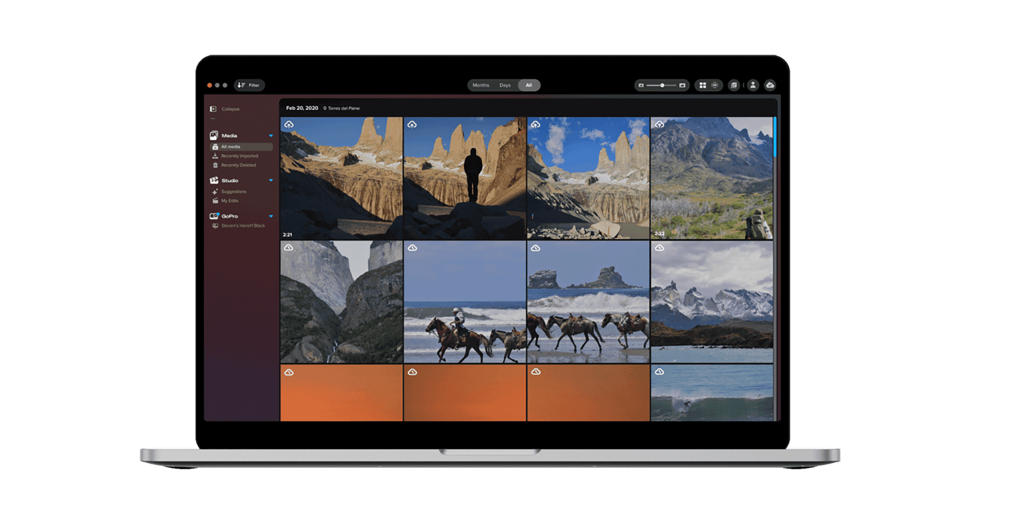 桌面版 GoPro Quik 應用程序