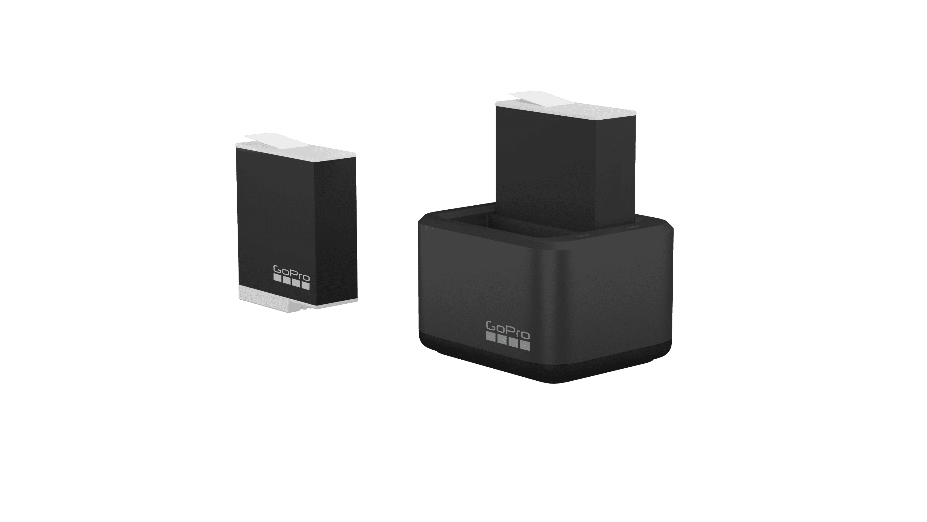 Dual Optimized Battery Charger + 2 Enduro Camera Batteries | GoPro