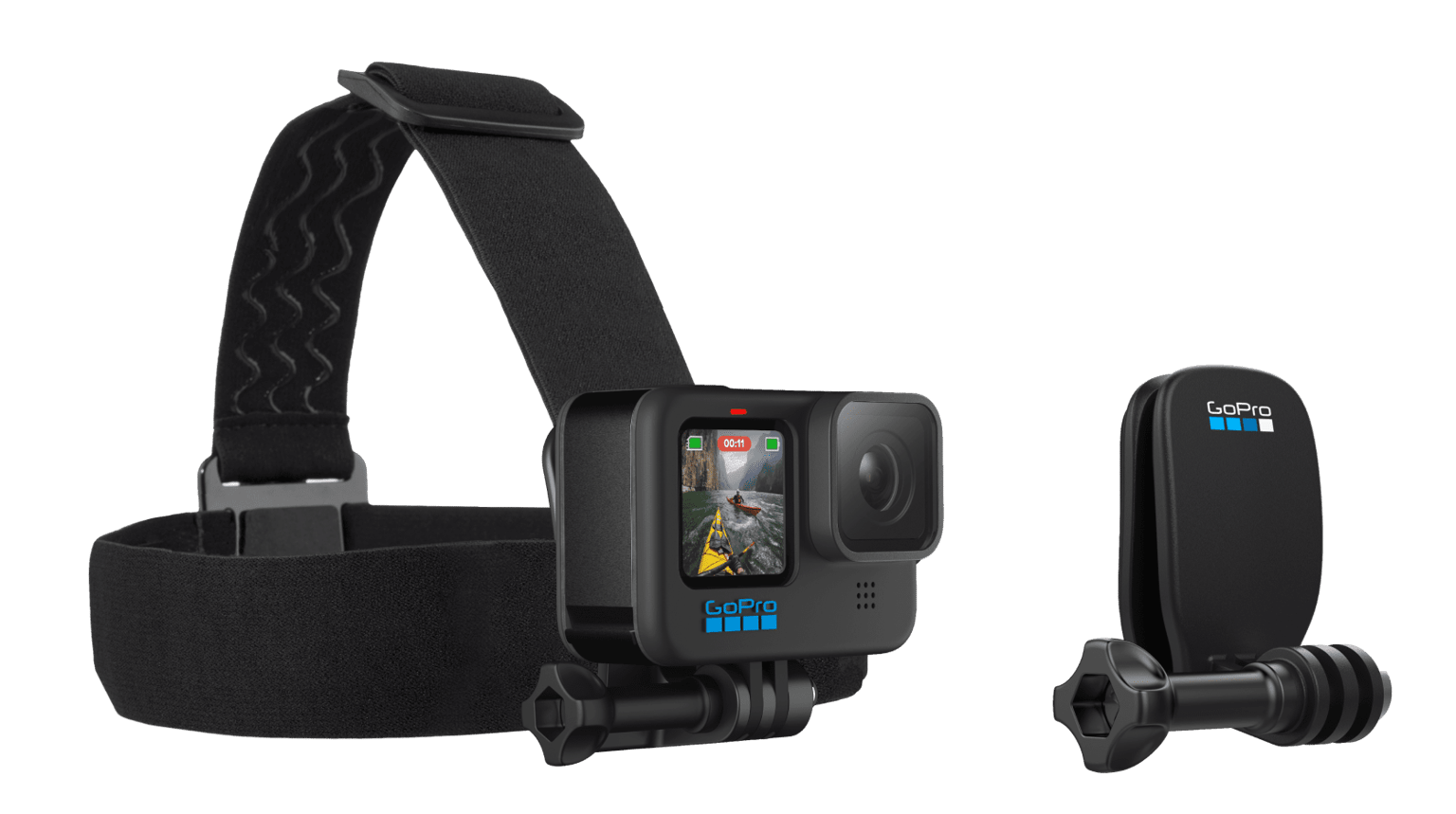 Head Strap & QuickClip - Camera Head Mount | GoPro