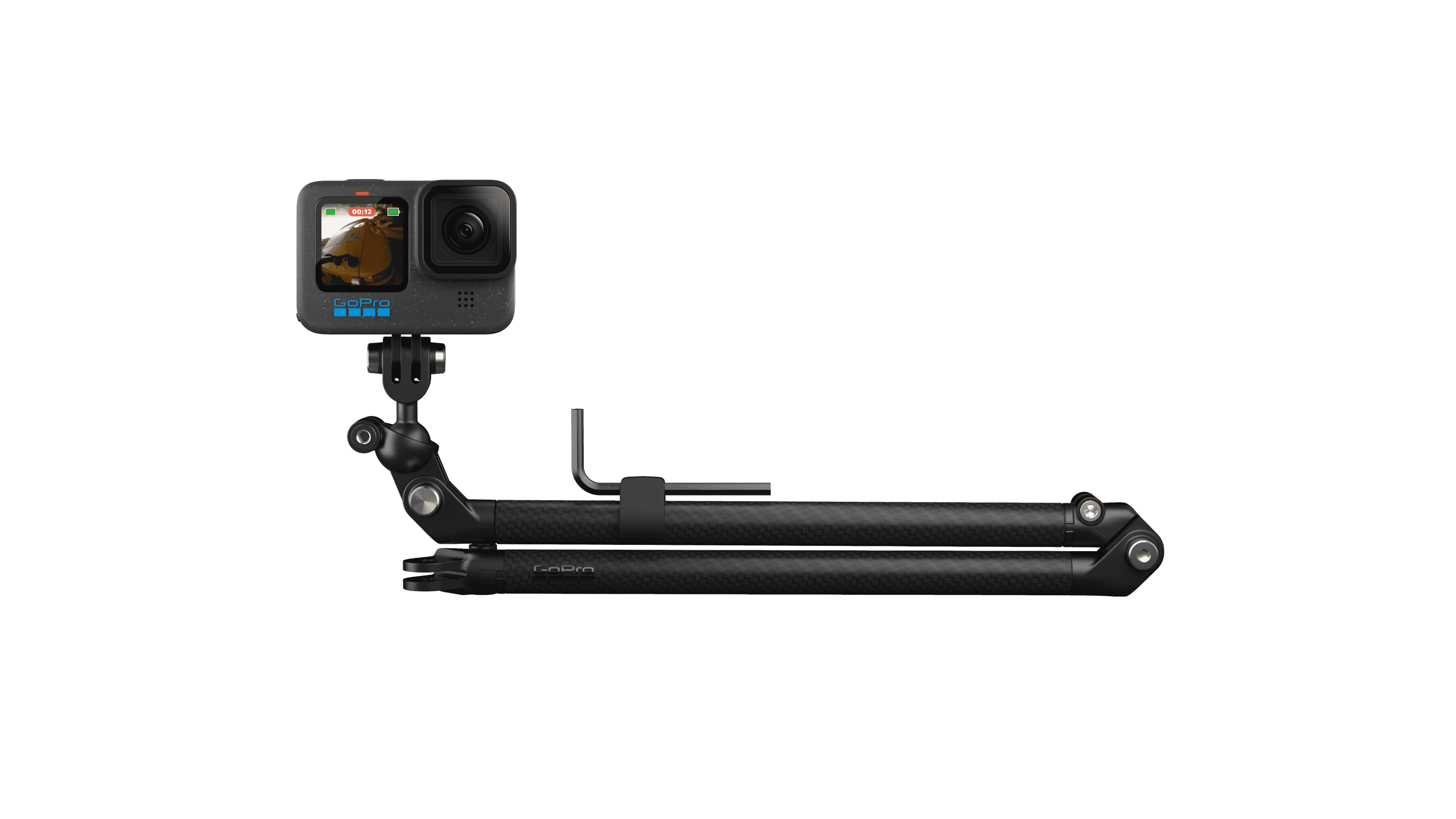 Boom Bar Mount Camera Extension Arm Kit for Bikes More GoPro