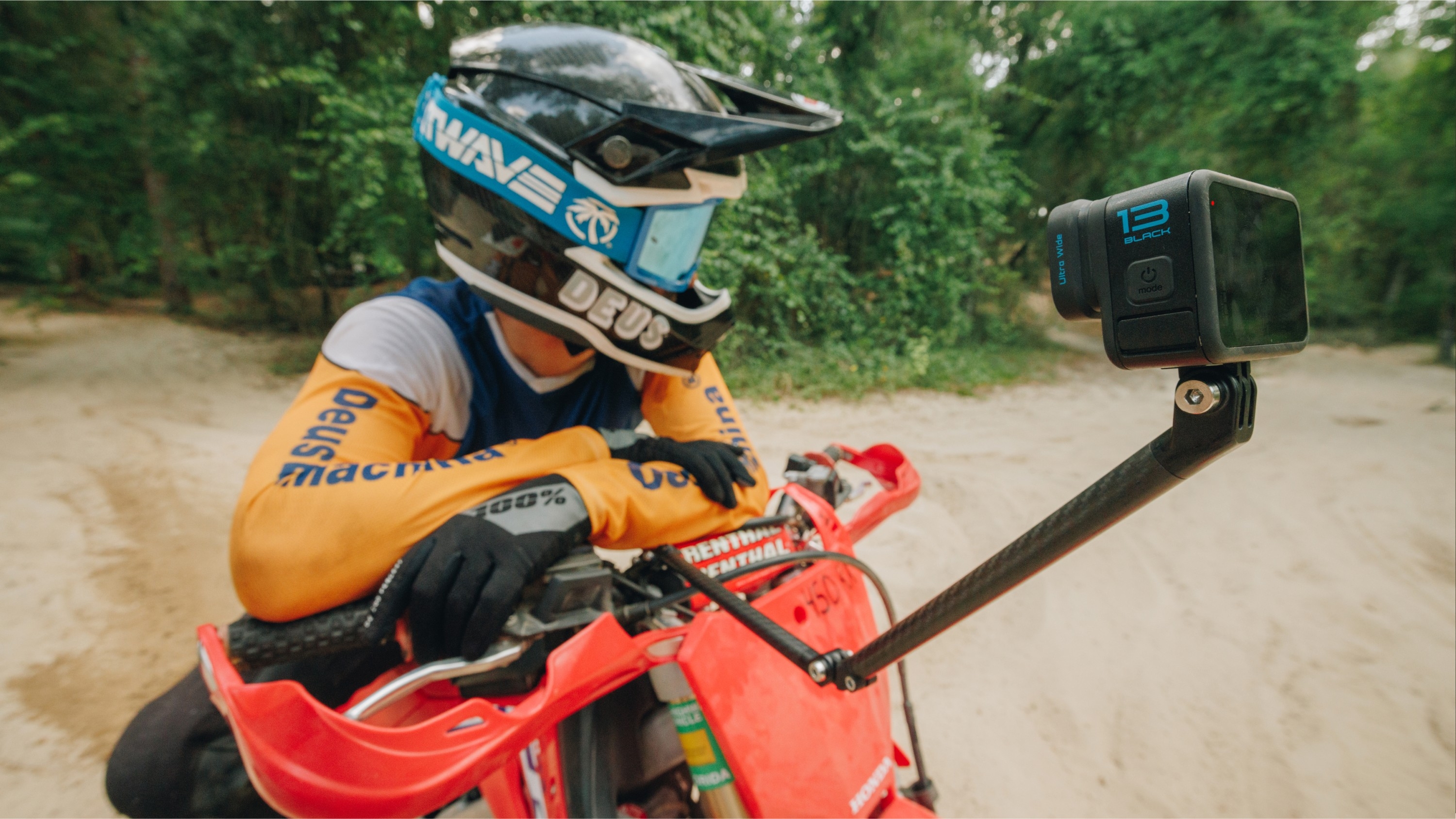 Boom + Bar Mount - Camera Extension Arm Kit for Bikes + More