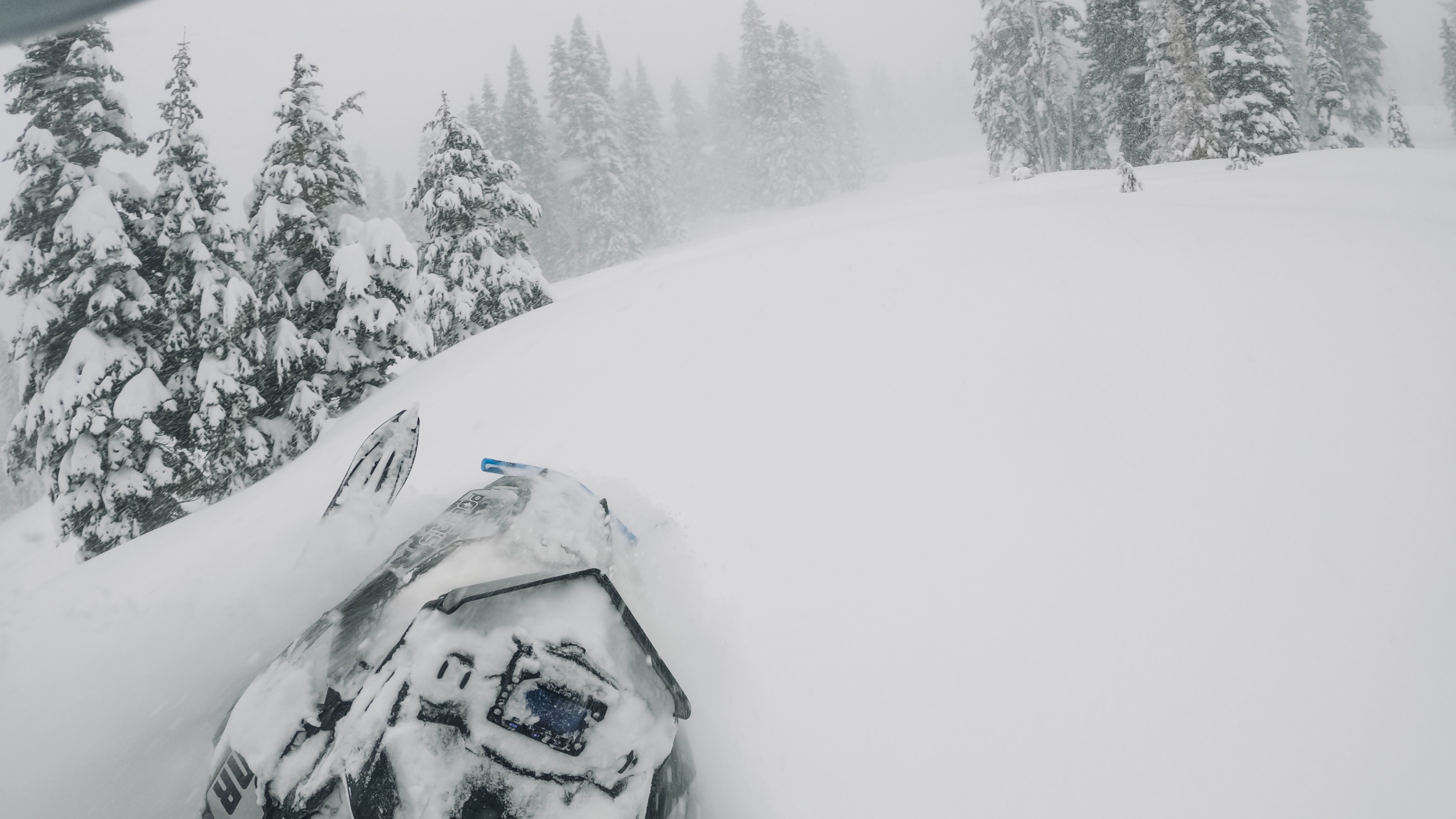 GoPro camera POV mounted to dirt bike helmet with Adhesive Sticky Mount