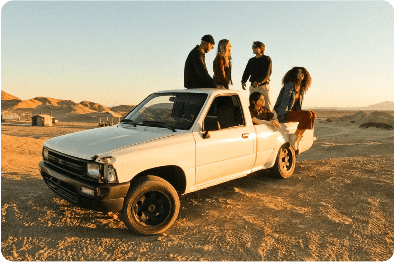 Edición para creadores - Imagen de una camioneta pick-up