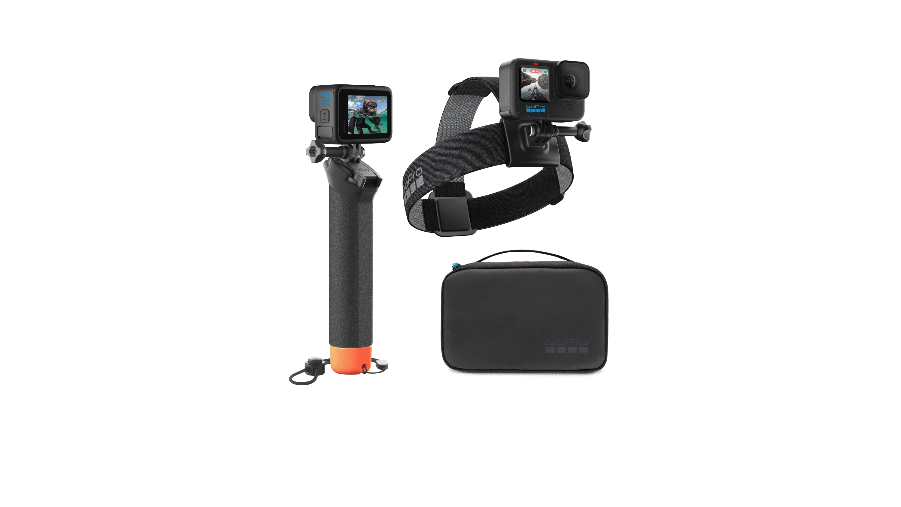 Adventure Kit - The Handler, Head Strap 2.0 + Compact Case | GoPro Adventure Kit - The Handler, Head Strap 2.0 + Compact Case | GoPro