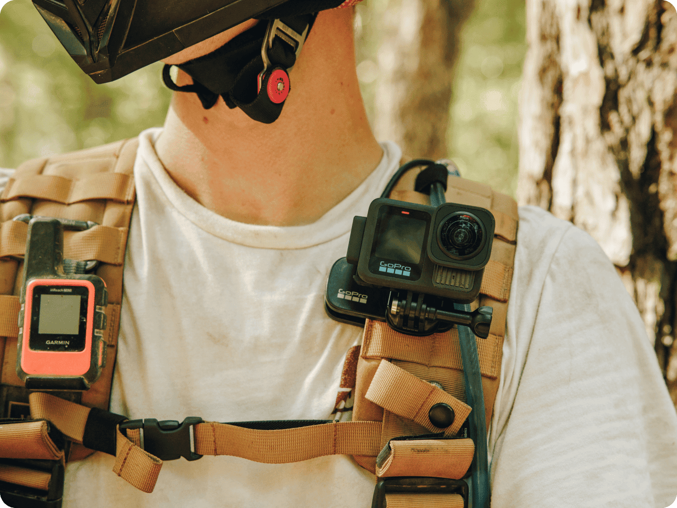 ערכת דלת סוללה מגנטית וכבל חשמל למצלמות HERO13/12/11 Black