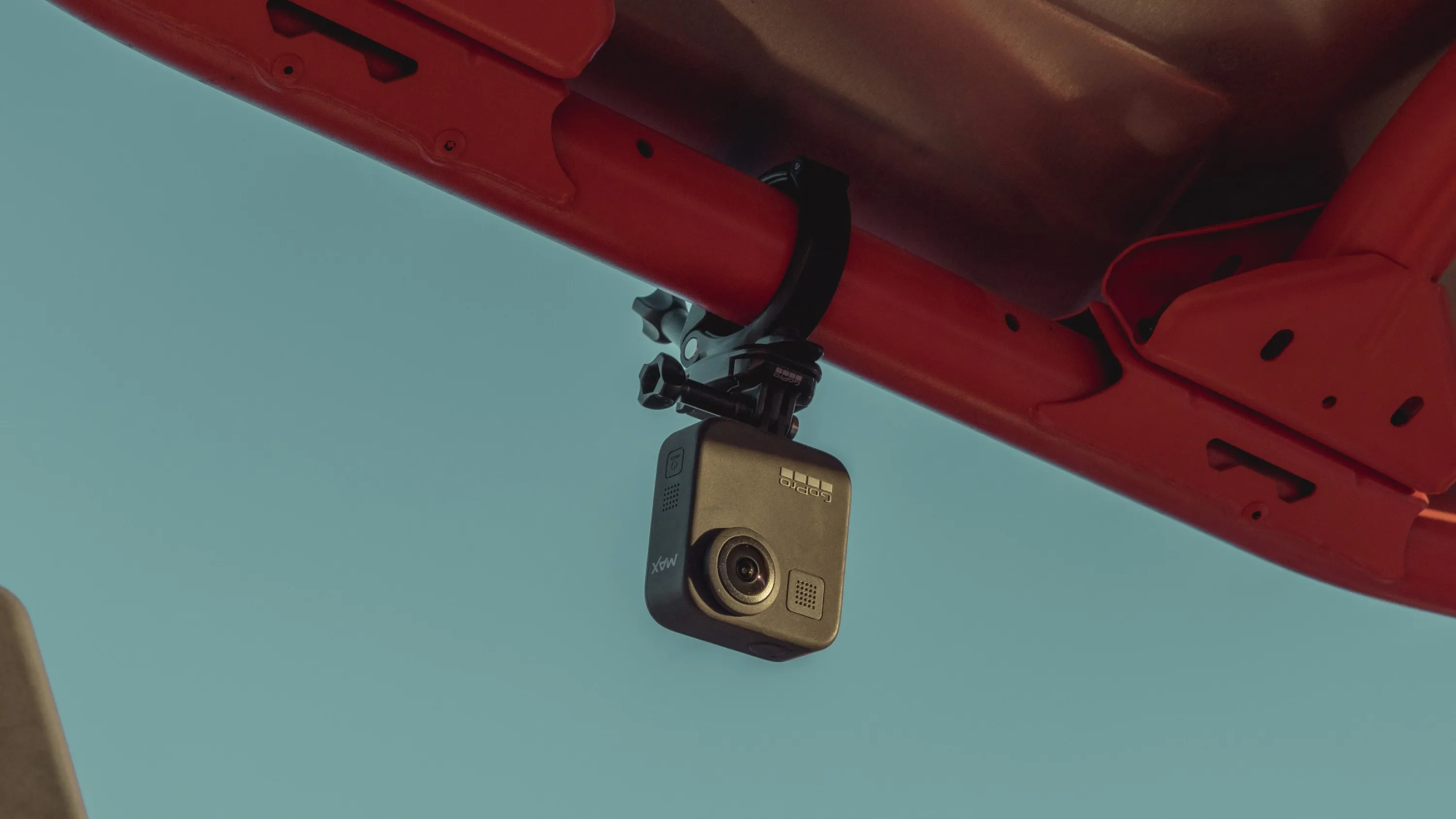 Крепление для камеры GoPro на большую трубу/рулонную балку/трубу, крепящееся к каркасу безопасности автомобиля