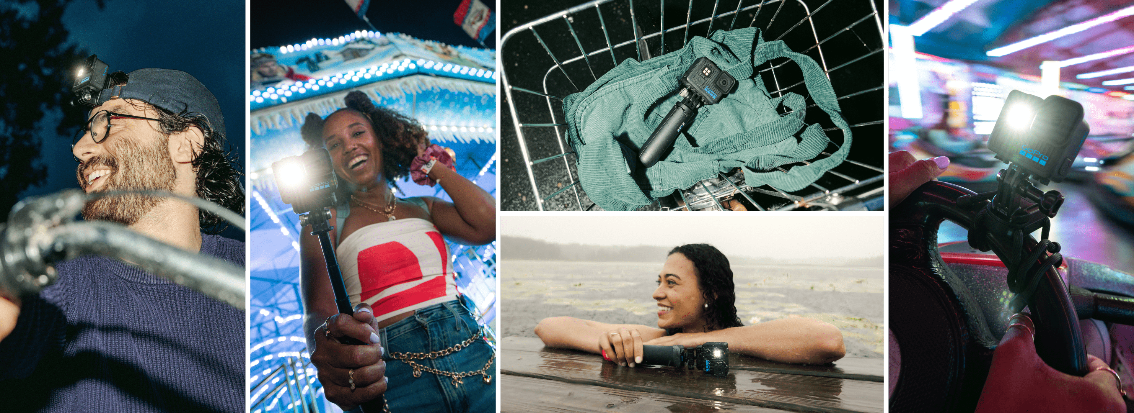 selfie using LIT HERO