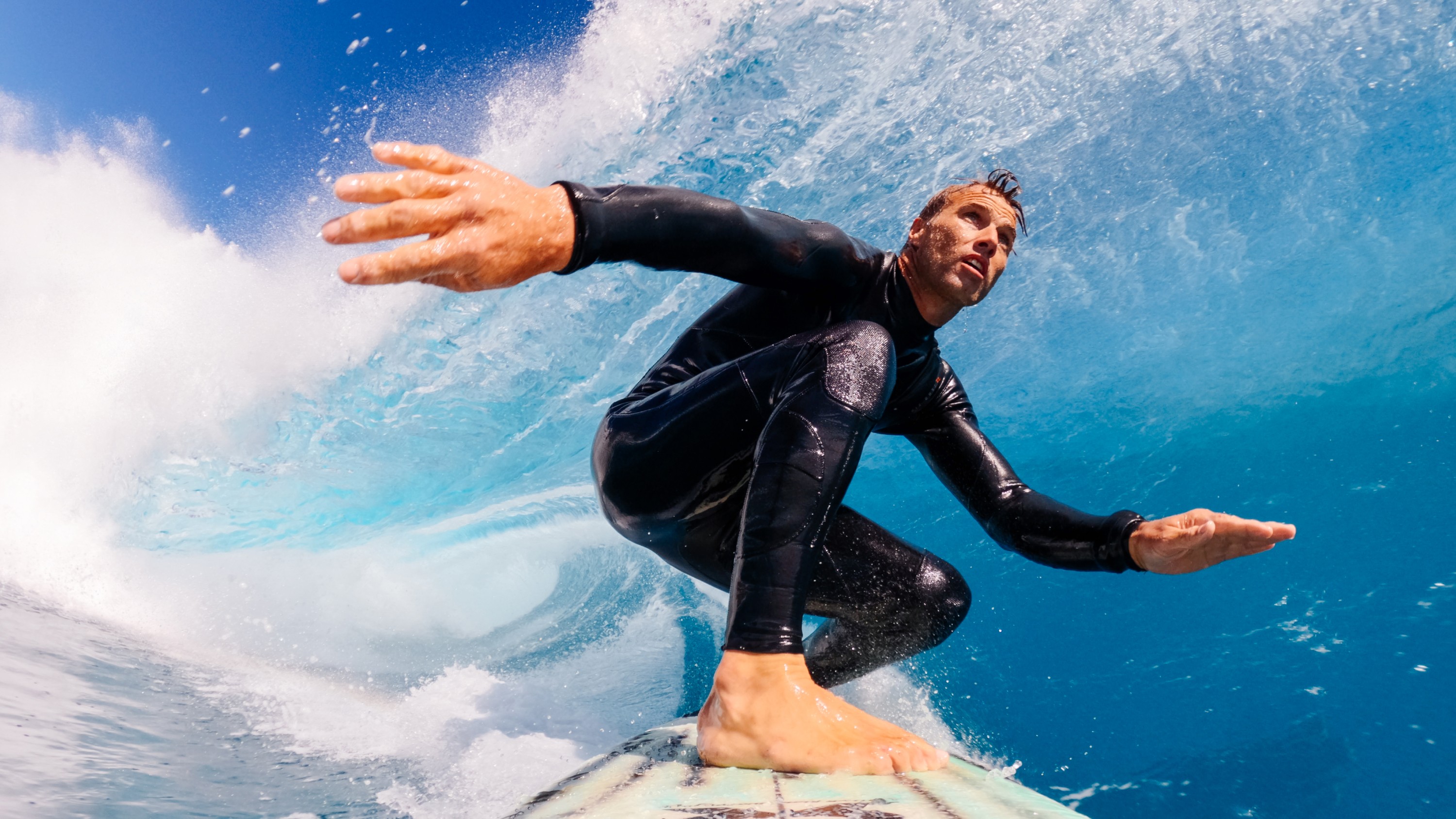 Surfing with GoPro Floaty Floating Camera Case