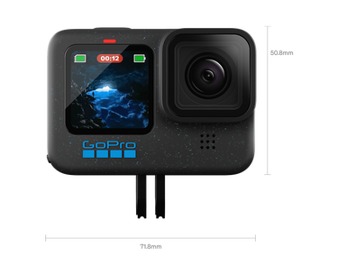 Vista frontal de la HERO12