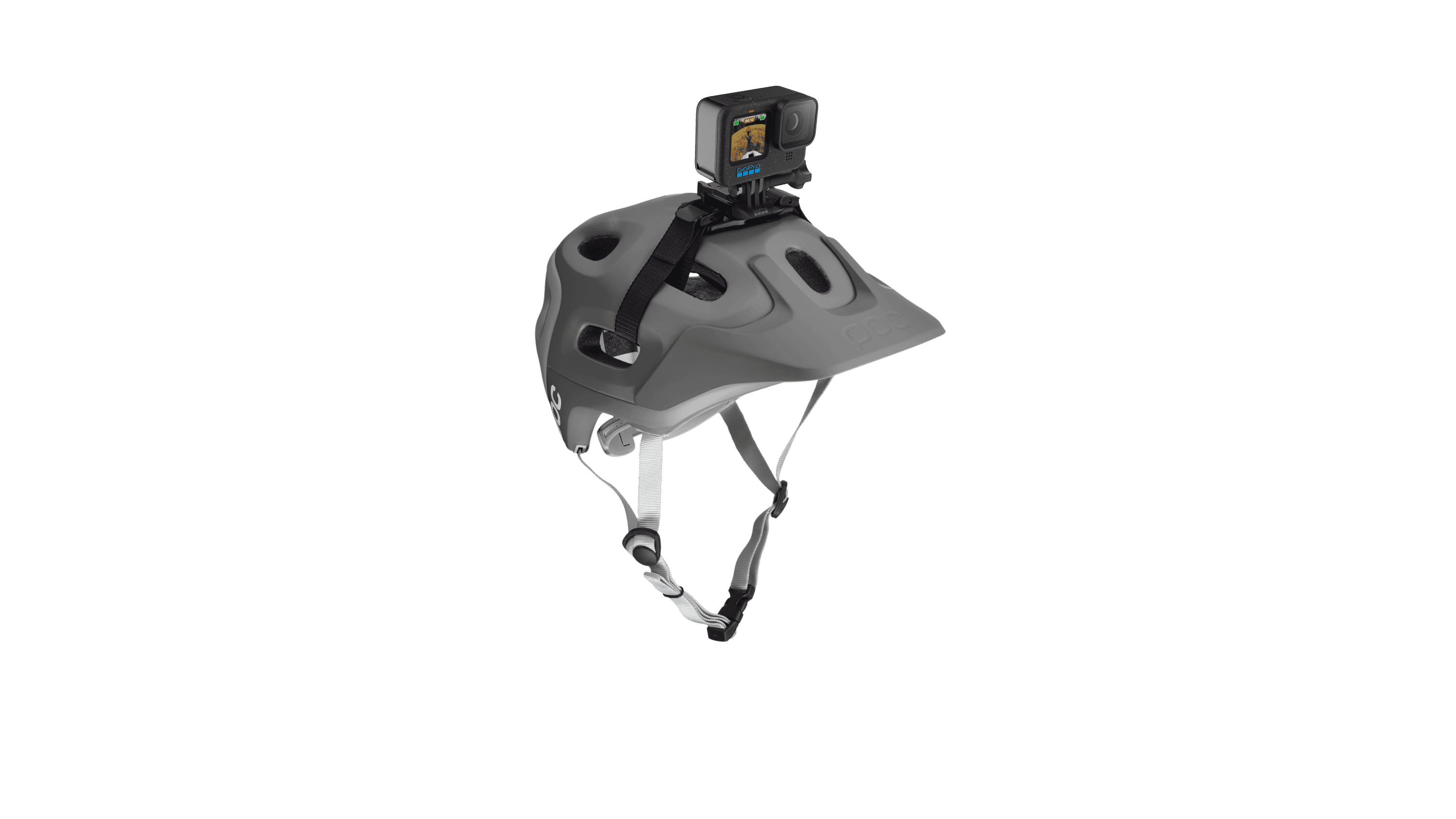 Suporte para câmera de capacete de bicicleta GoPro