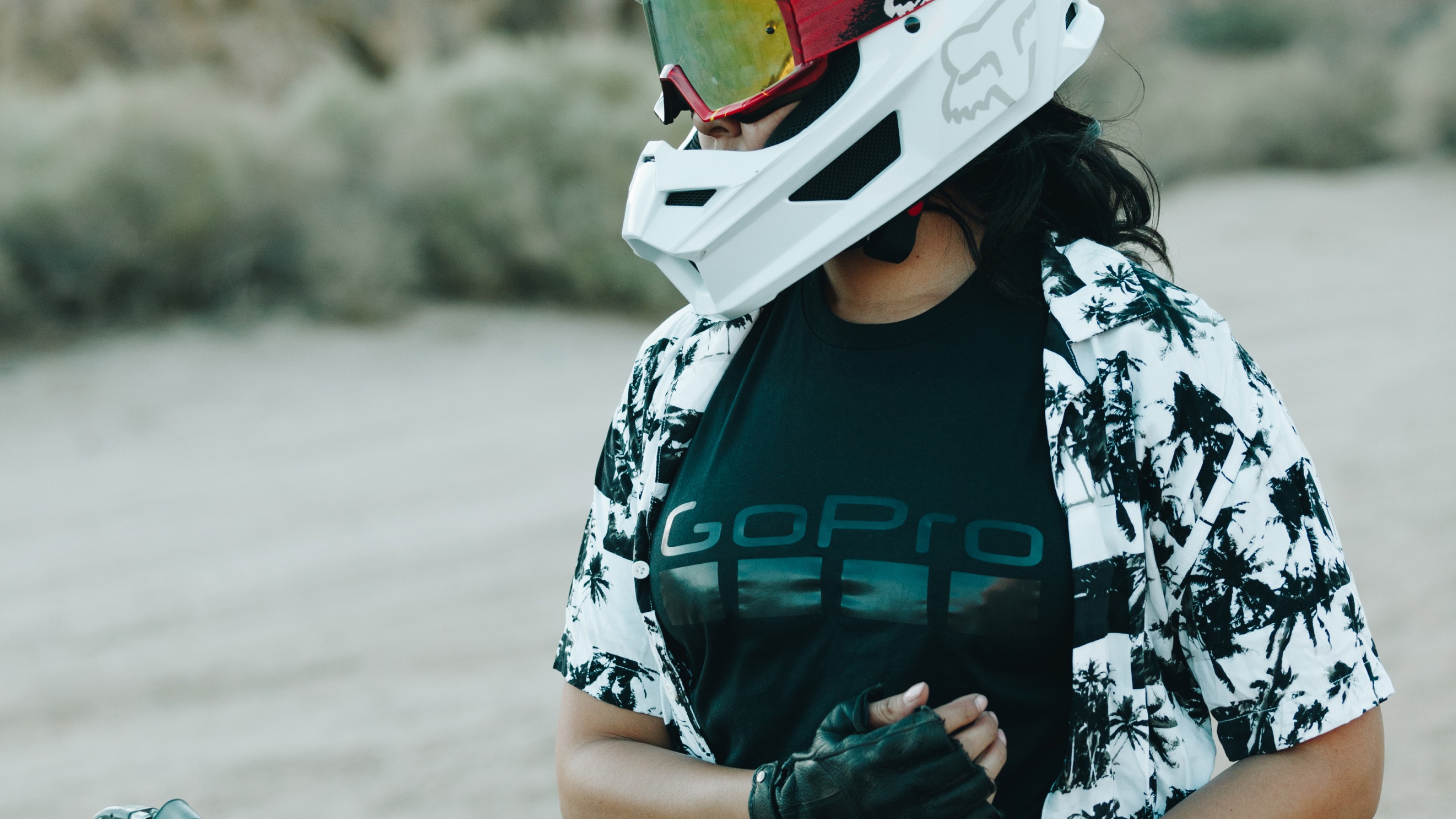 woman wearing GoPro After Party - Logo Graphic Tee