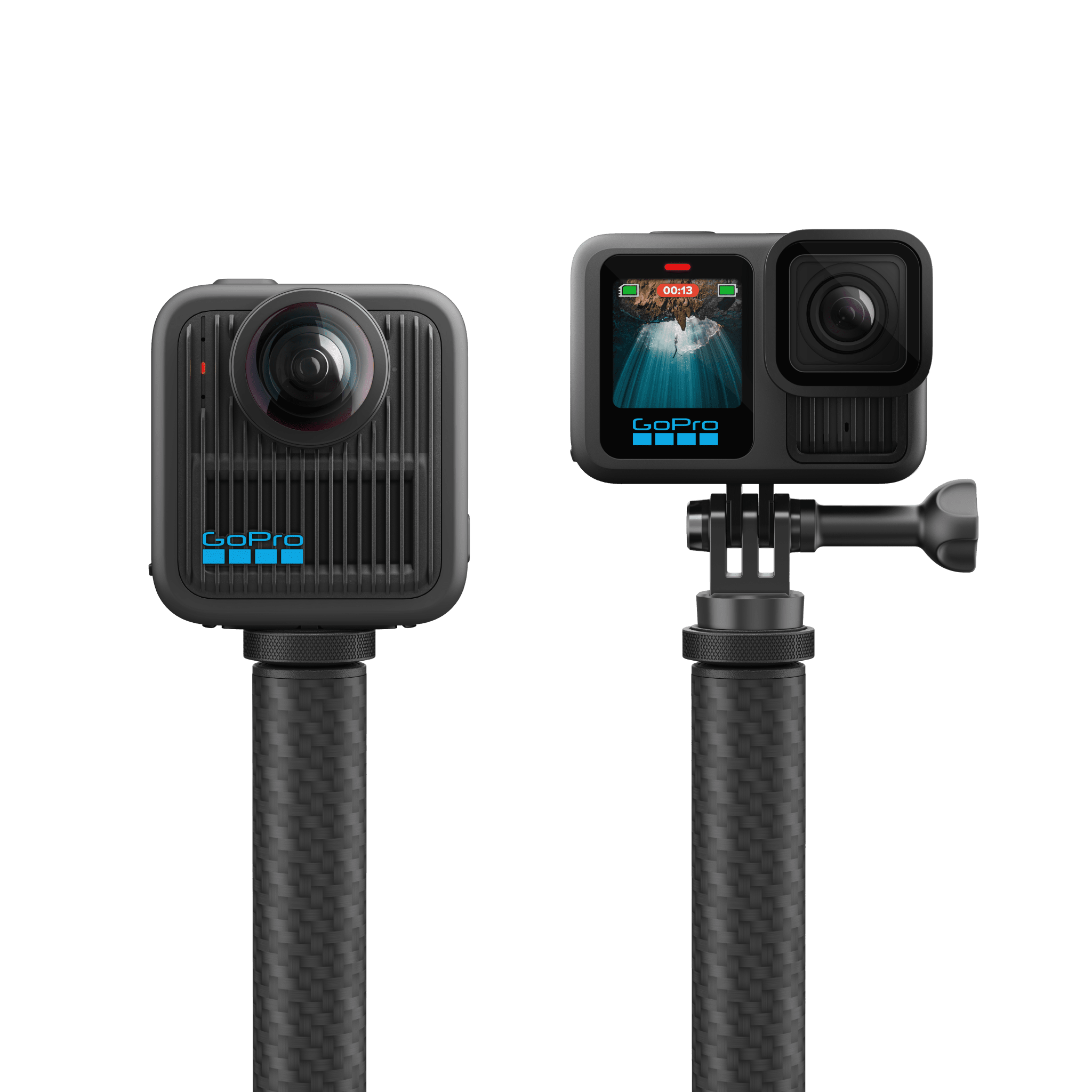 1mカーボンファイバー製延長ポール - 伸びるカメラポール | GoPro