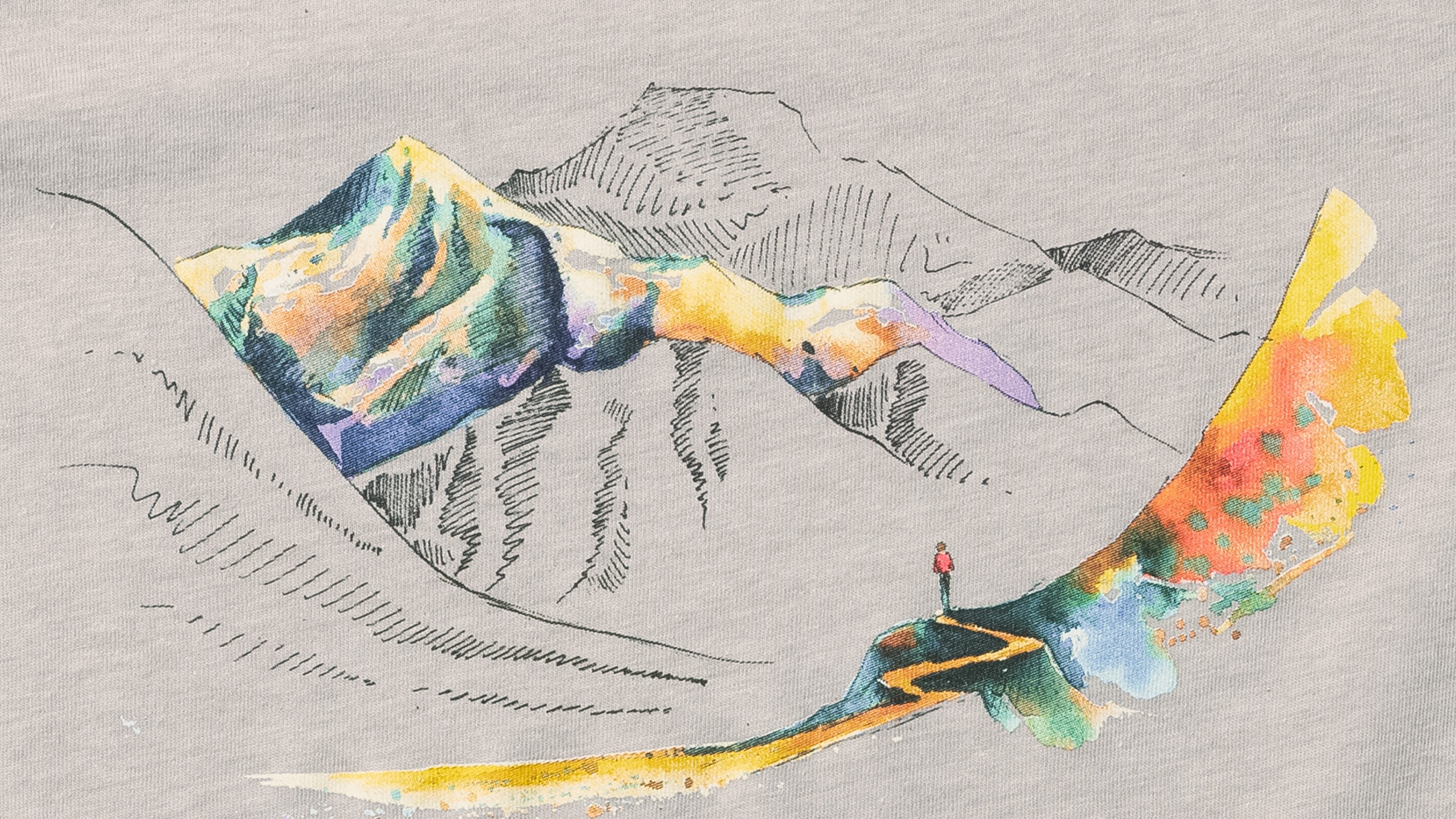 GoPro Elevation Graphic Tee (Men’s T-Shirt) - design closeup