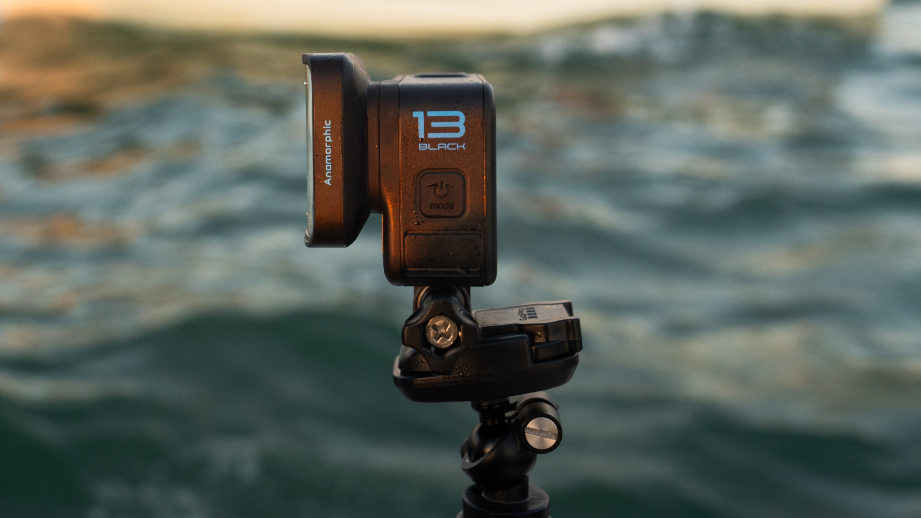 GoPro HERO13 Black + Anamorphic Lens Mod Bundle