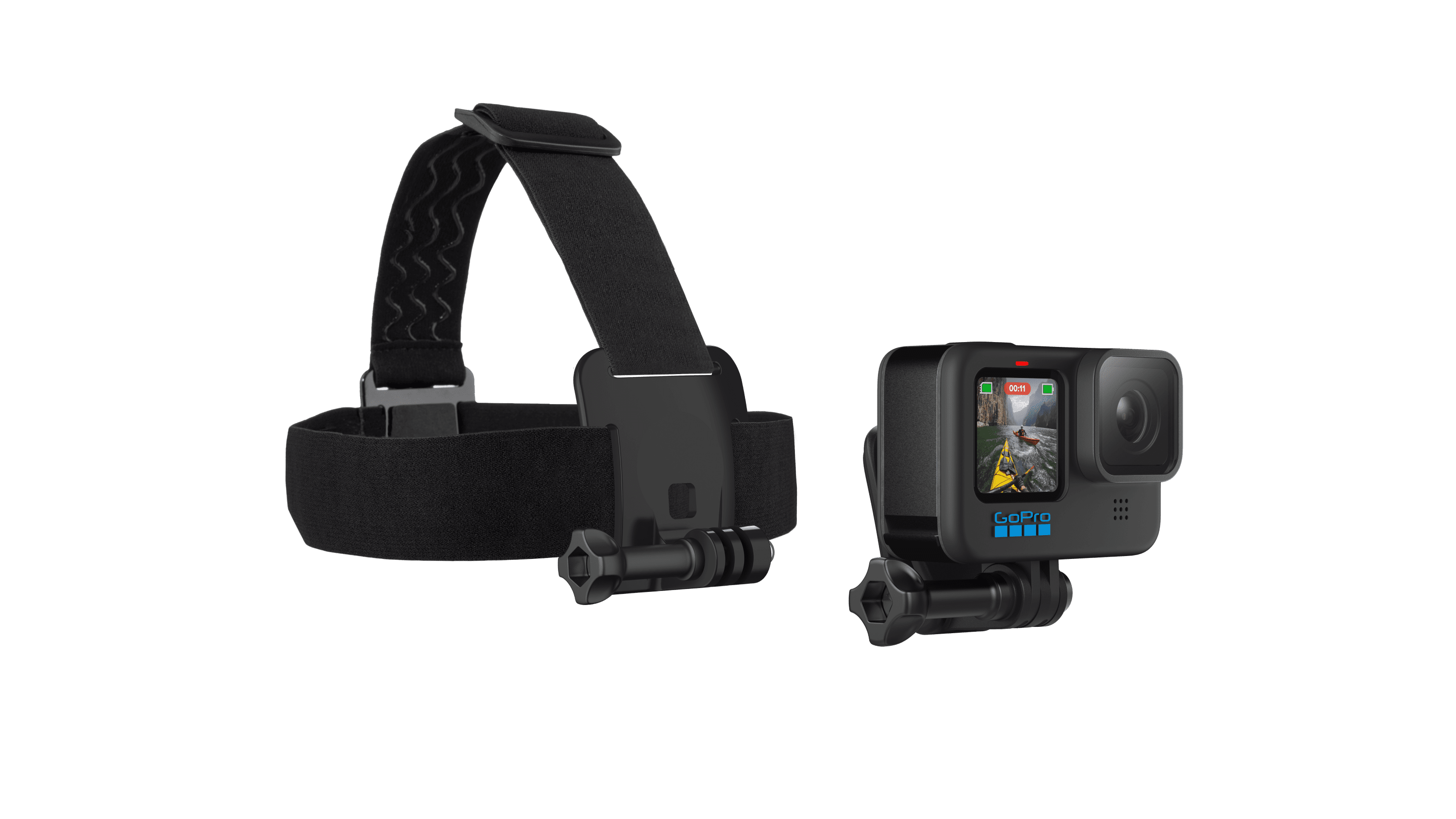 Head Strap (Action Camera Head Mount) & QuickClip | GoPro